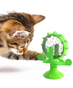 Alternative view of Turntable Wheel Food Leaking Pet Toys