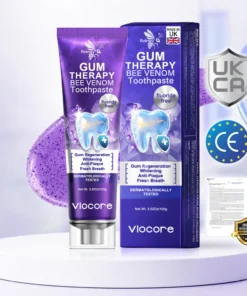 Oral hygiene toothpaste tube close-up