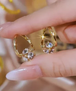 Alternative view of CZTICLE® Lymph vity MagnaTherapy Germanium Earrings