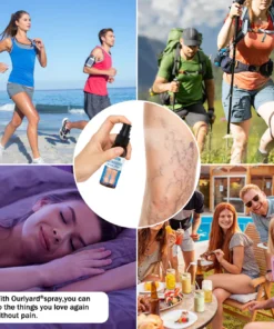 herbal cosmetic leg spray