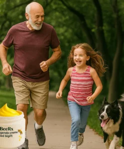 Beauty relaxing cream jar for daily skin care