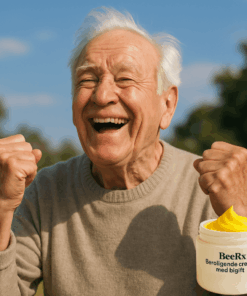 Relaxing skin cream cosmetic container