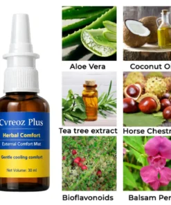 cosmetic herbal comfort spray