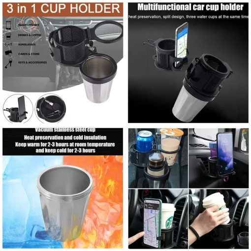 Multifunctional Vehicle-Mounted Cup Holder - Image 3