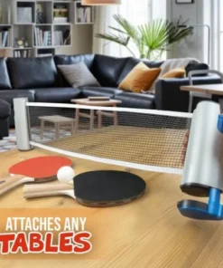 Anywhere Retractable Table Tennis Set