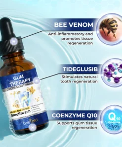Bee venom mouthwash oral rinse liquid