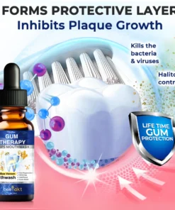 Premium oral rinse drops with bee venom