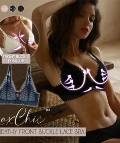 Breathy Front Buckle Lace Bra