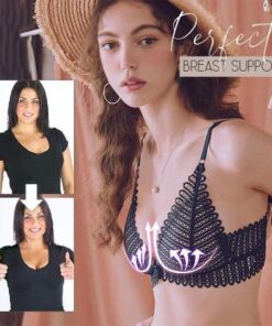 Alternative view of Breathy Front Buckle Lace Bra