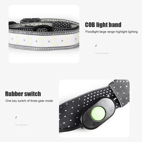 Strip COB Headlamp & BUY 2 Get 1 Free - Image 7