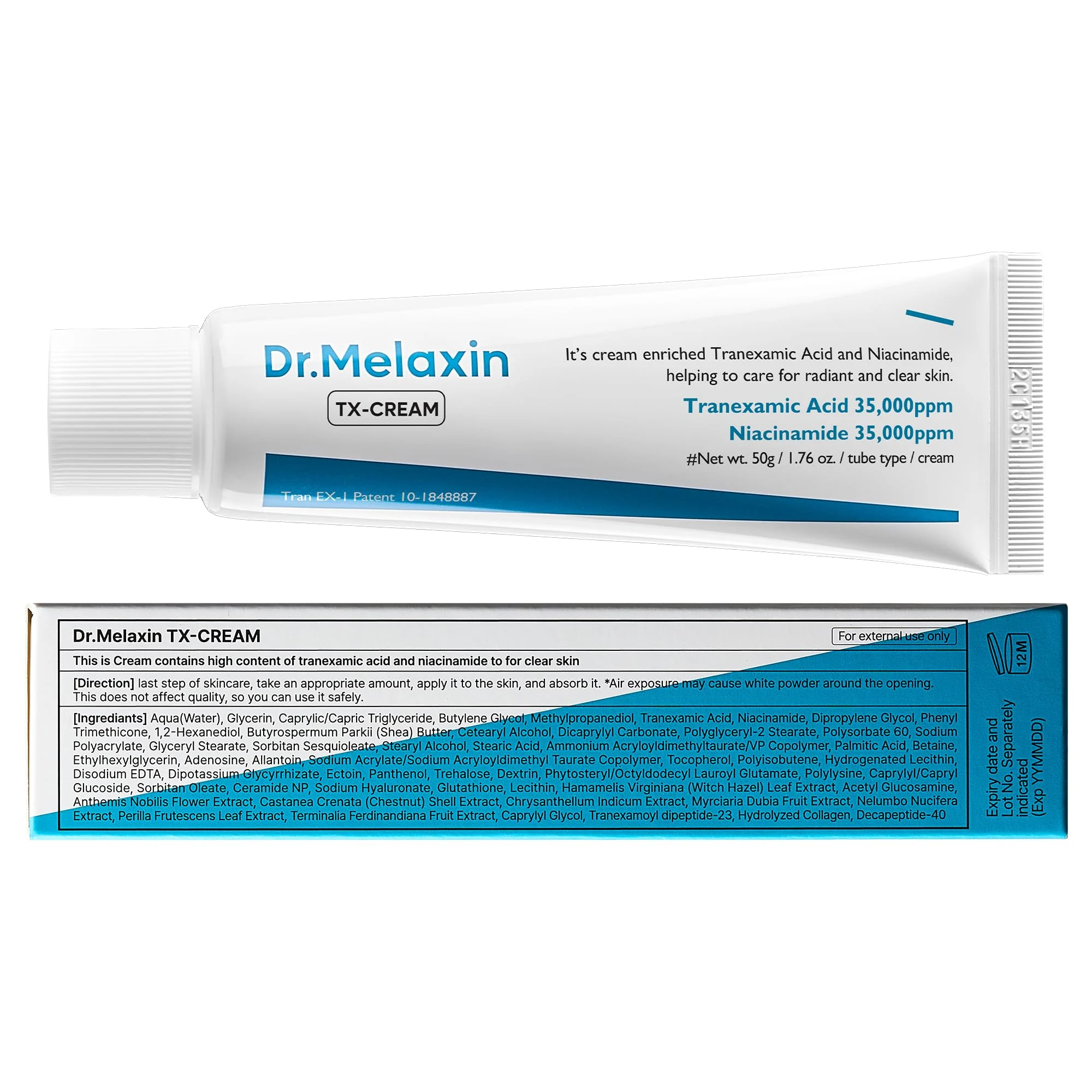 dr melaxin tx skin care cream