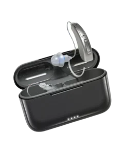 In-ear hearing amplifier with app control