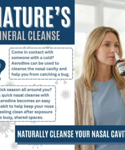 Nasal cleanse and moisturize spray