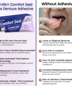 timilk comfort seal denture adhesive
