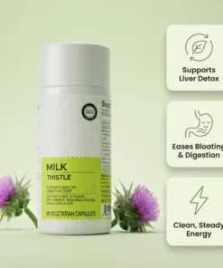 milk thistle herbal extract capsules
