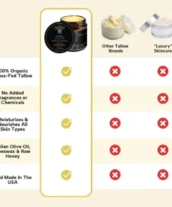 lovilds beef tallow honey balm